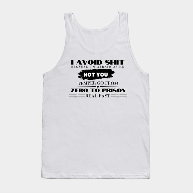 Short Fuse Warning Tank Top by Abystoic